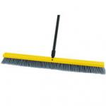 View: 9B14 Hardwood Block, Medium Floor Sweep, Multi-Surface, Polypropylene Fill, Flagged Border 